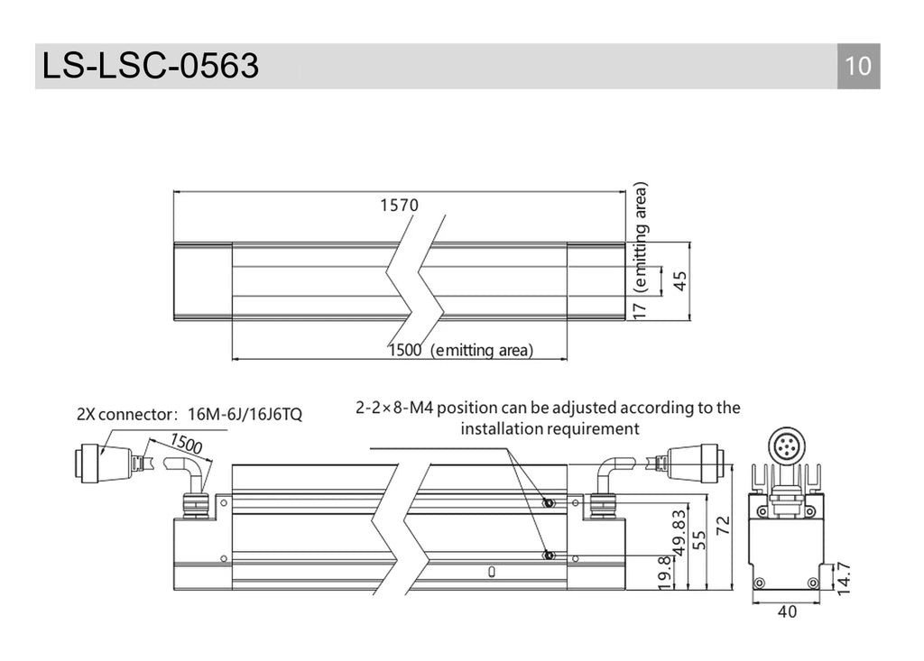 LS-LSC-0563 dimensions (mm)