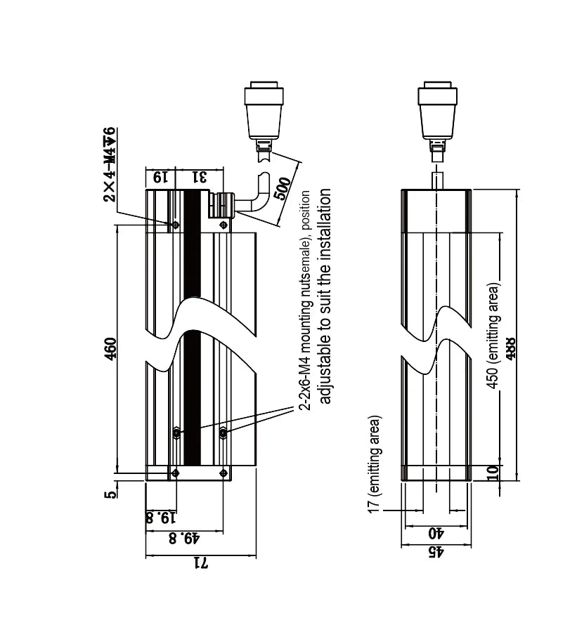 LS-LSC-0635 dimensions (mm)