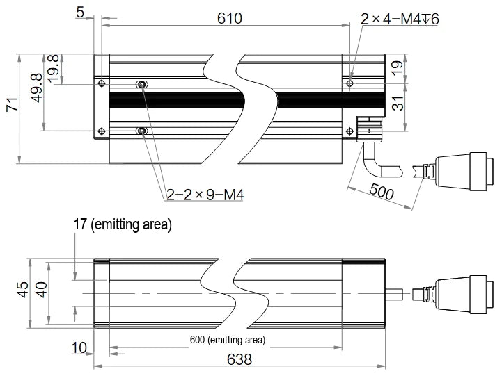 LS-LSC-0636 dimensions (mm)