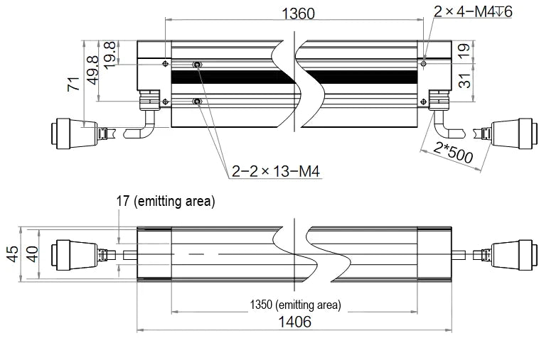 LS-LSC-0640 dimensions (mm)