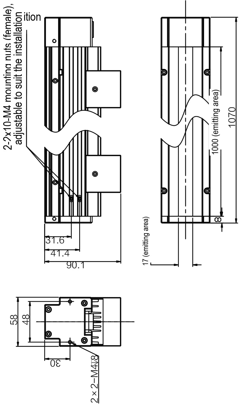 LS-LSC-0658 dimensions (mm)