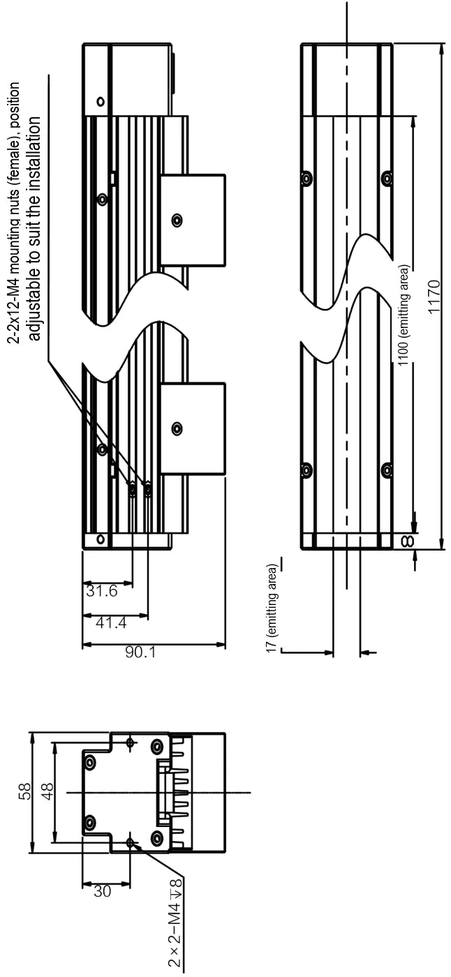 LS-LSC-0659 dimensions (mm)