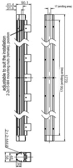 LS-LSC-0664 dimensions (mm)