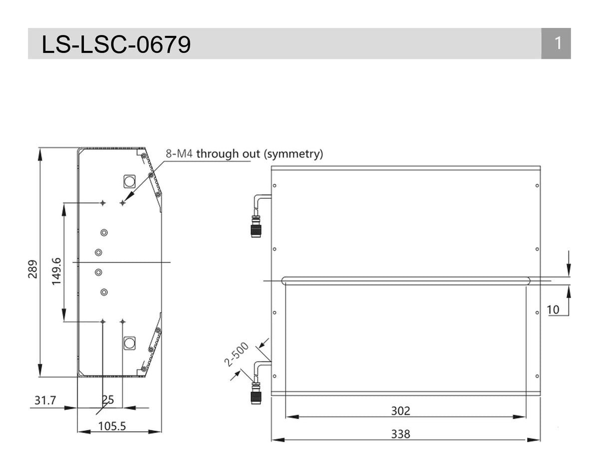 LS-LSC-0679 dimensions (mm)