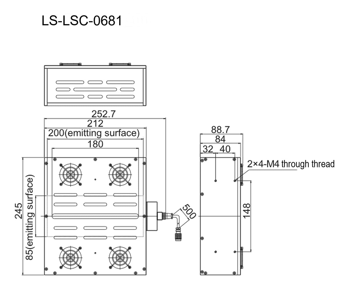 LS-LSC-0681 dimensions (mm)