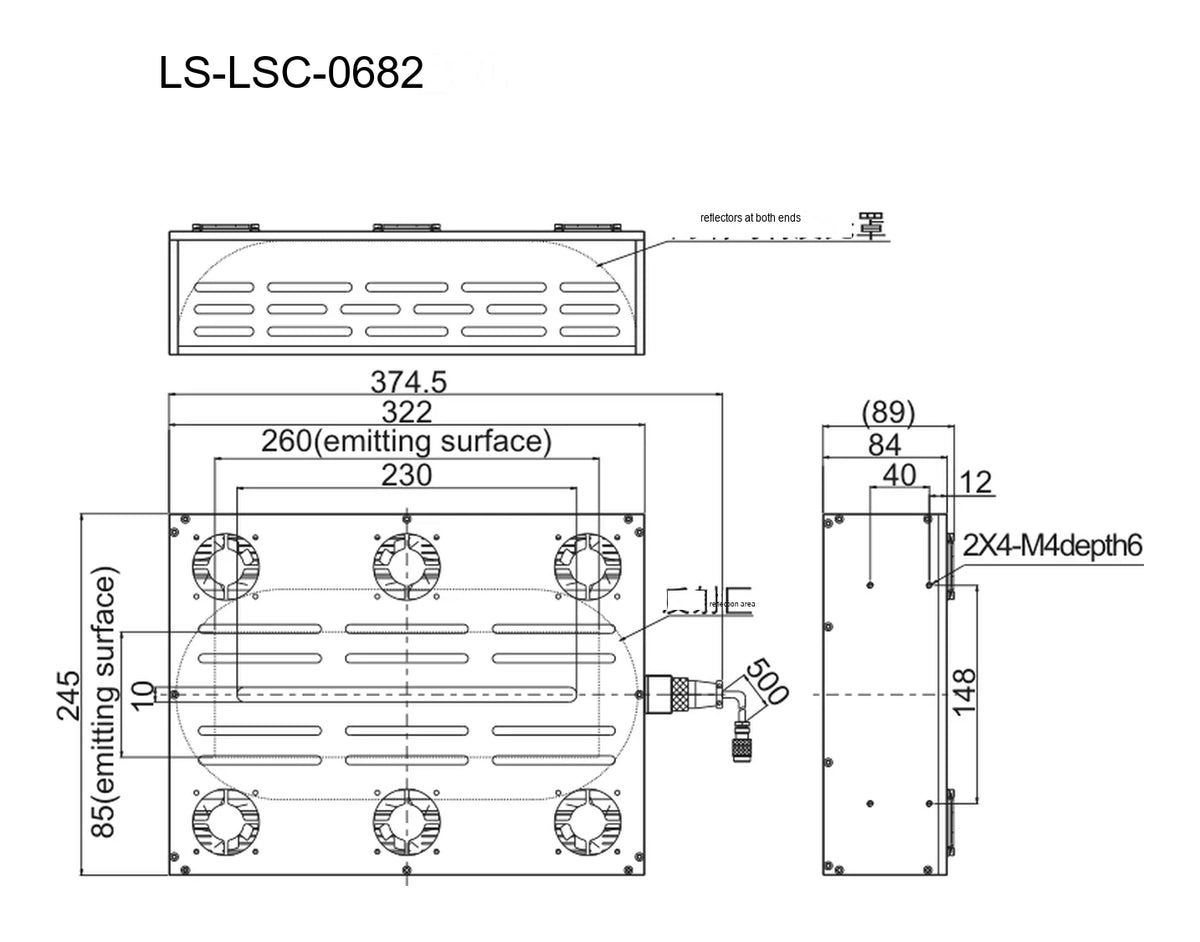 LS-LSC-0682 dimensions (mm)
