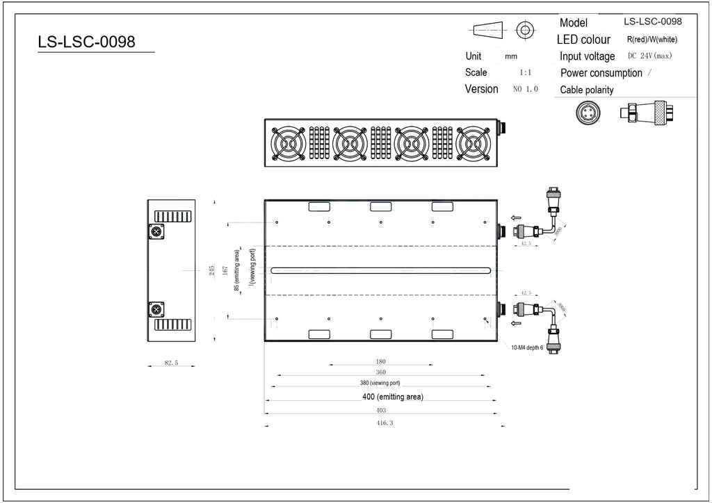 LS-LSC-0098 dimensions (mm)