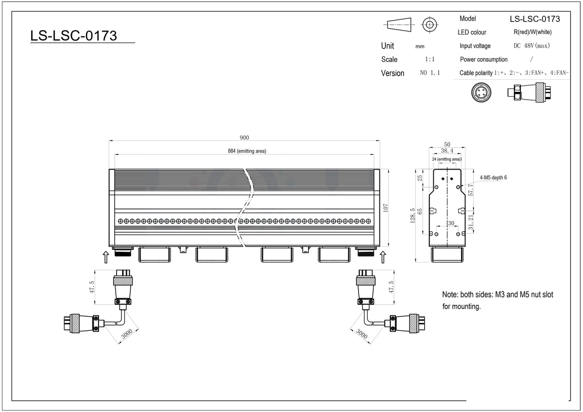 LS-LSC-0173 dimensions (mm)