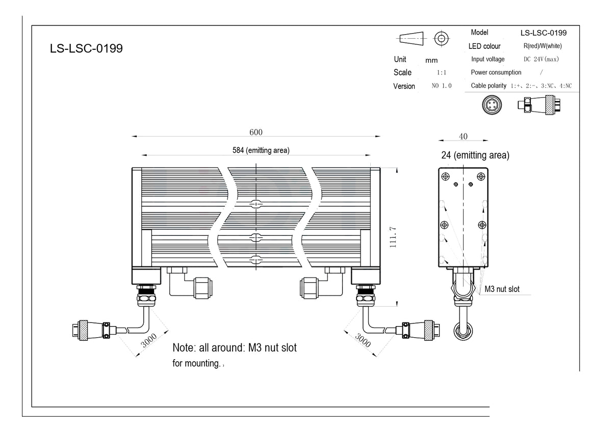 LS-LSC-0199 dimensions (mm)