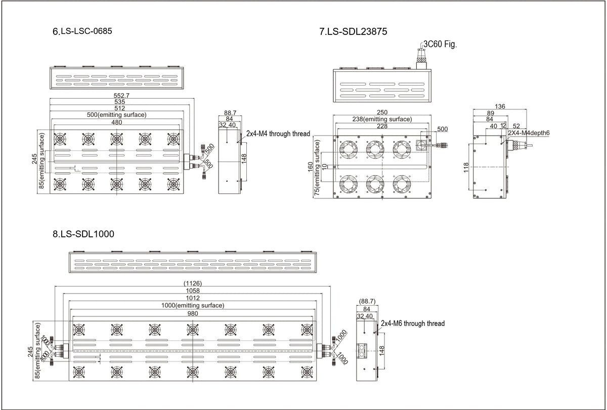LS-LSC-0685 dimensions (mm)