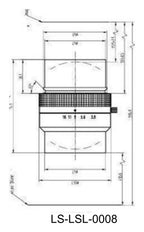 LS-LSL-0008 dimensions (mm)