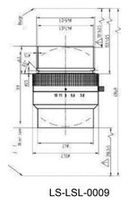 LS-LSL-0009 dimensions (mm)