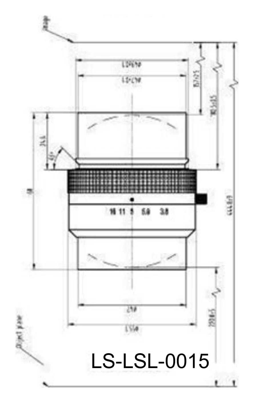 LS-LSL-0015 dimensions (mm)