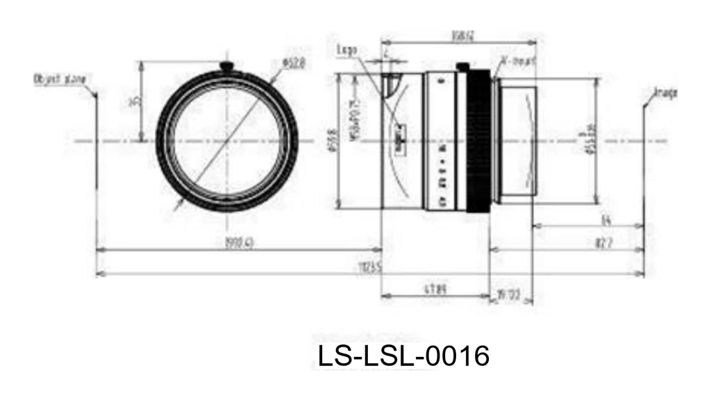 LS-LSL-0016 dimensions (mm)