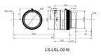 LS-LSL-0016 dimensions (mm)