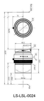LS-LSL-0024 dimensions (mm)