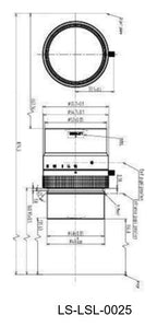 LS-LSL-0025 dimensions (mm)
