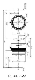 LS-LSL-0029 dimensions (mm)
