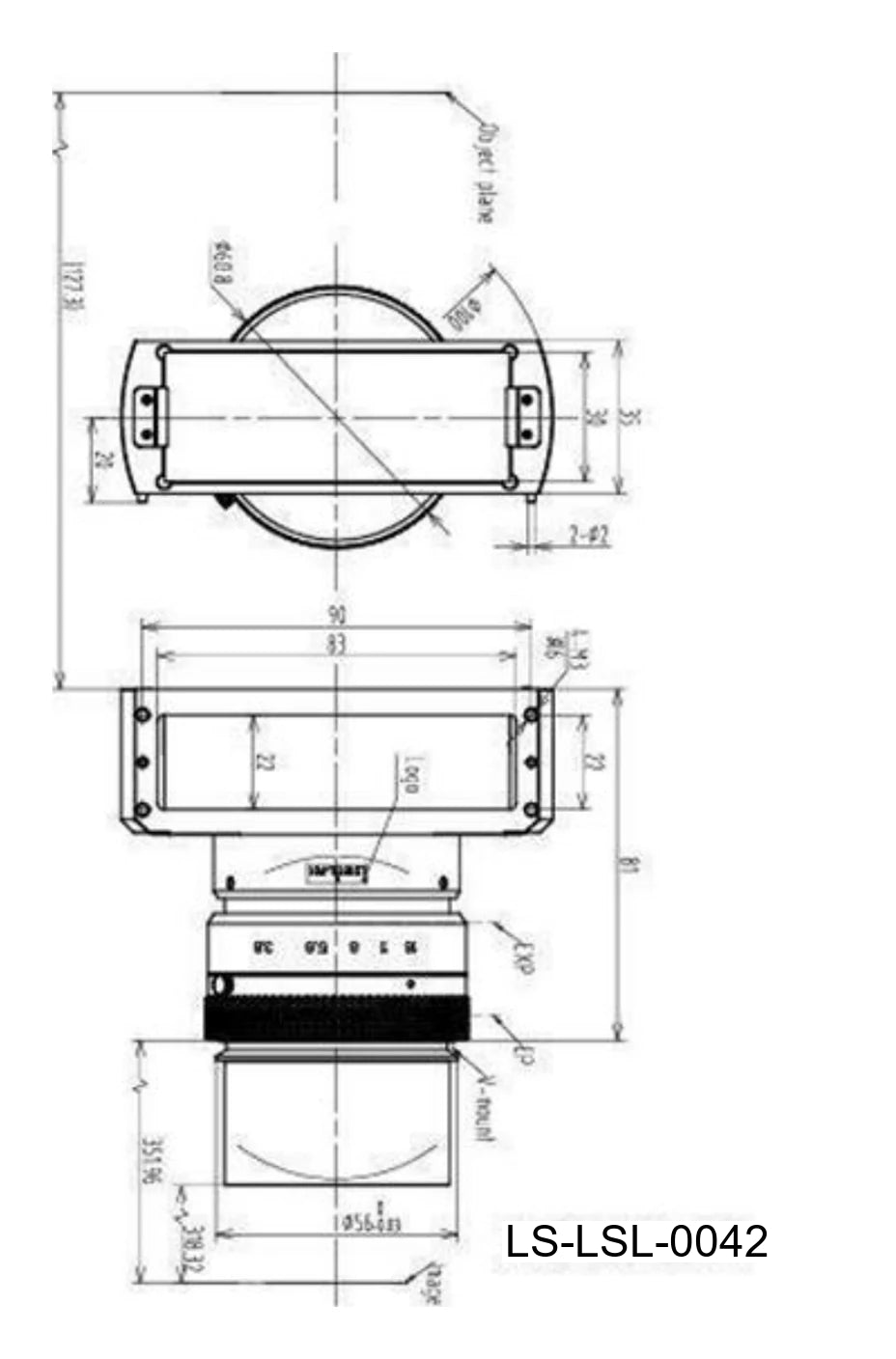 LS-LSL-0042 dimensions (mm)