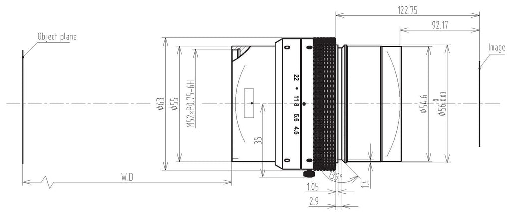 LS-LSL-0152 dimensions (mm)