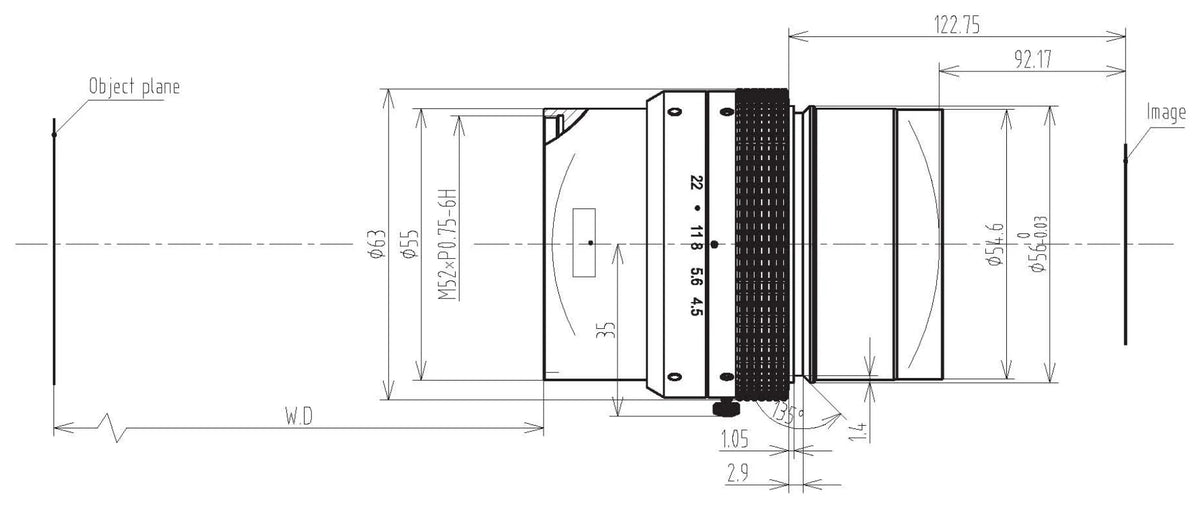LS-LSL-0152 dimensions (mm)