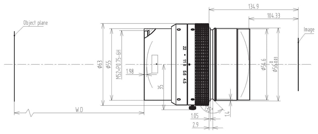 LS-LSL-0153 dimensions (mm)