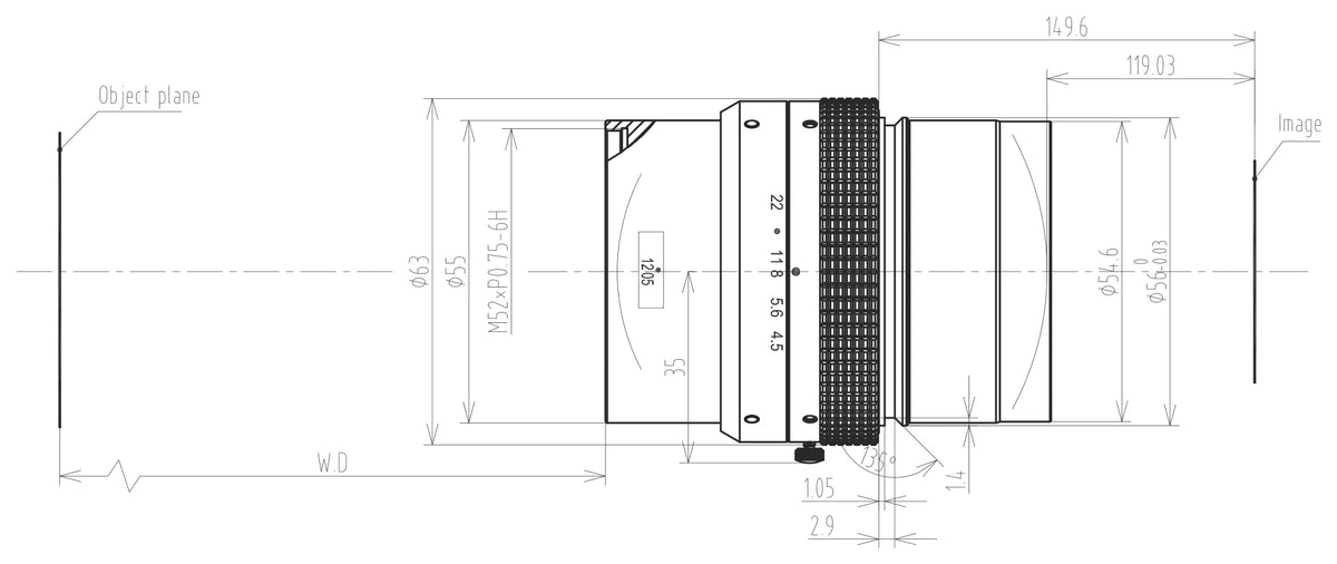 LS-LSL-0154 dimensions (mm)