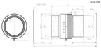 LS-LSL-0168 dimensions (mm)