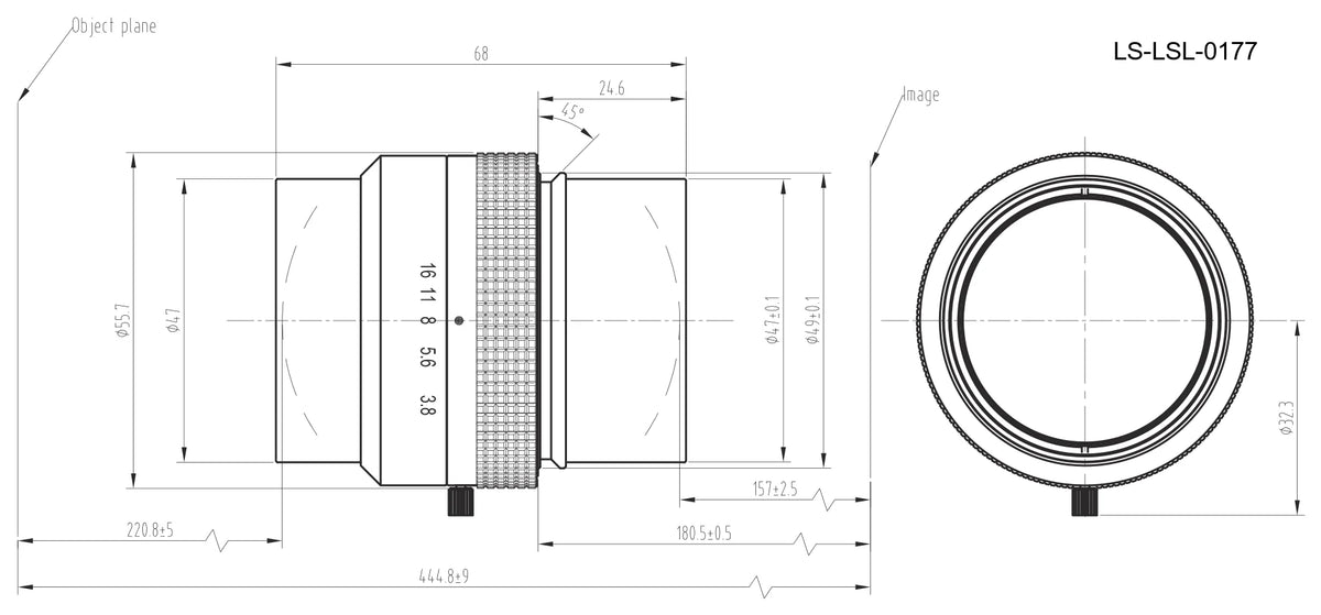 LS-LSL-0177 dimensions (mm)