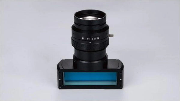 Coaxial illumination line scan lens, 145 mm, V-mount