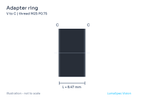 Adapter ring, length 8.47 mm (LS-LXR-0003)