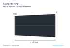 Adapter ring, length 97 mm (LS-LXR-0010)