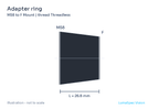 Adapter ring, length 26.8 mm (LS-LXR-0017)