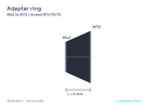 Adapter ring, length 4 mm, M72 P0.75 thread (LS-LXR-0019)