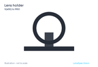 Lens holder, length 10 mm (LS-LXR-0076)