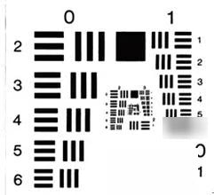 USAF 1951 resolution targets (LS-LXR-S26)