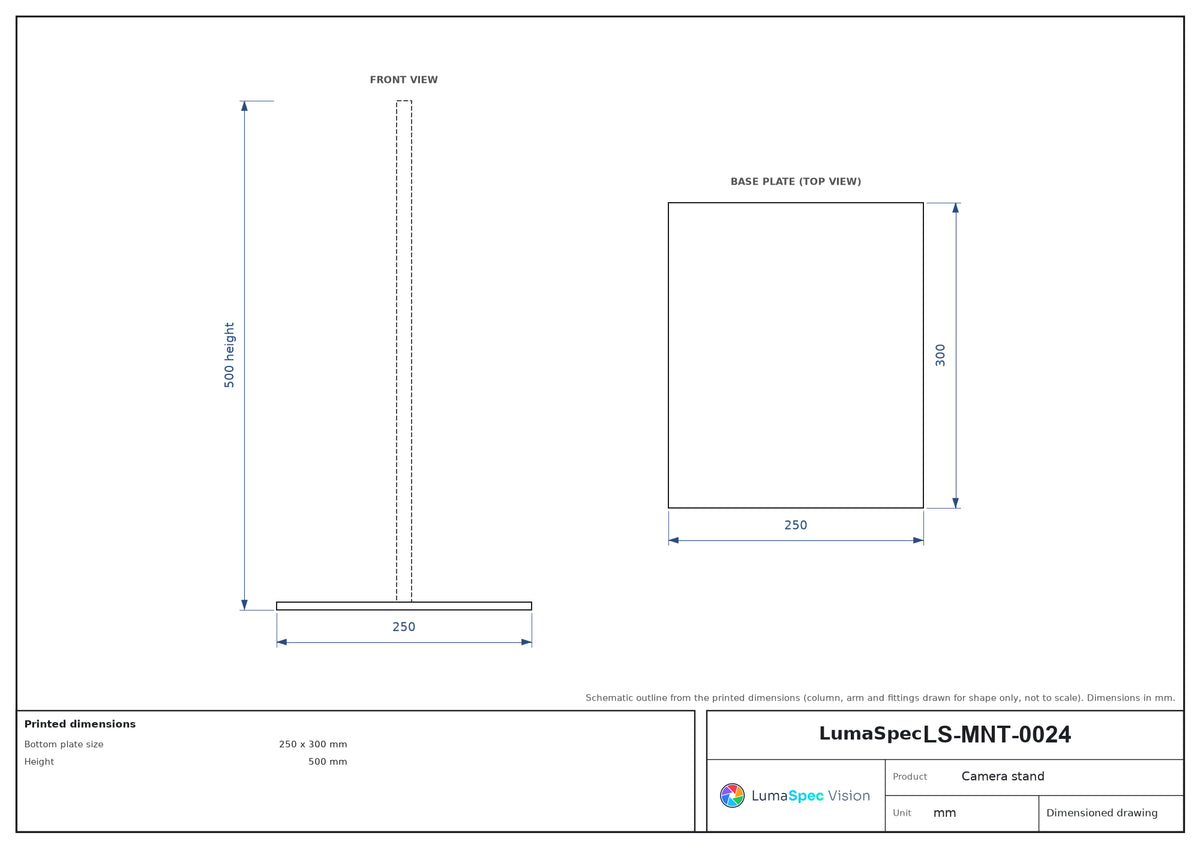 LS-MNT-0024 dimensions (mm)