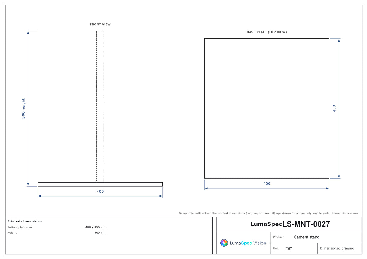 LS-MNT-0027 dimensions (mm)