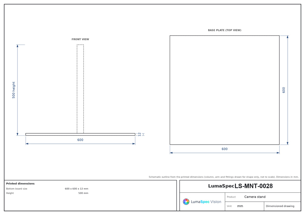 LS-MNT-0028 dimensions (mm)