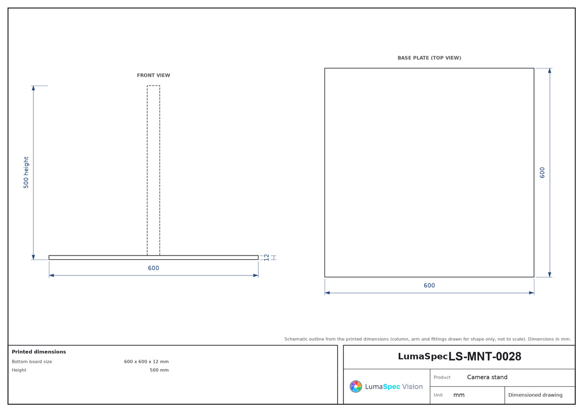 LS-MNT-0028 dimensions (mm)