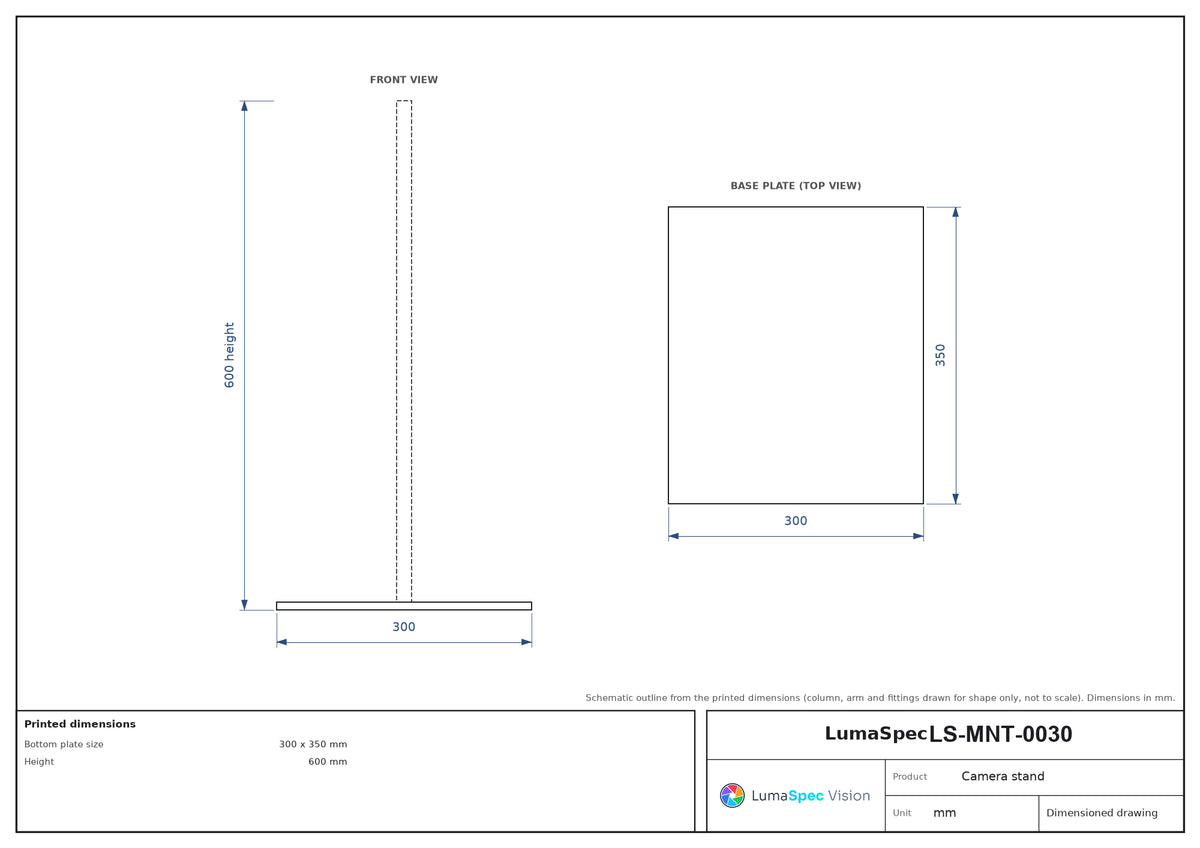 LS-MNT-0030 dimensions (mm)