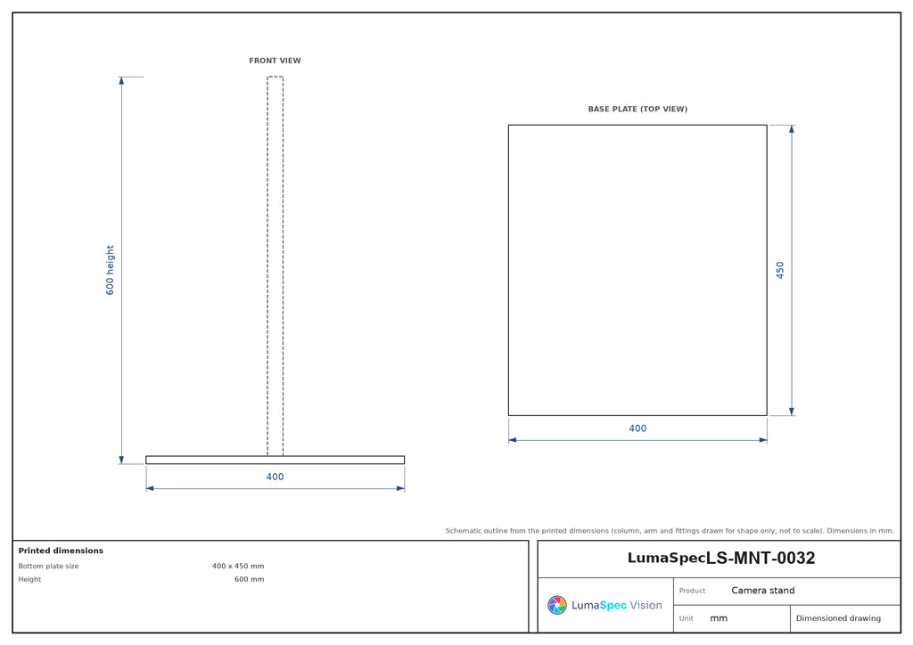 LS-MNT-0032 dimensions (mm)