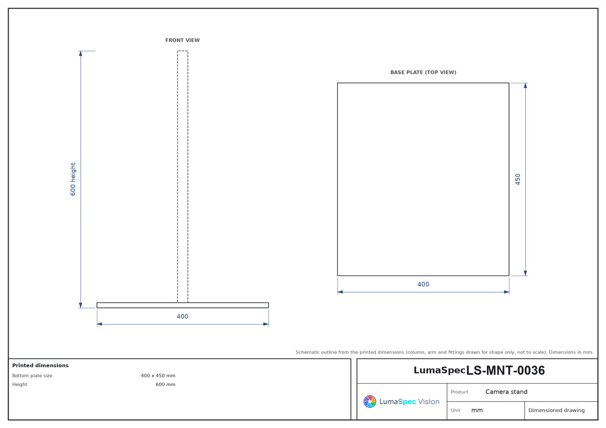 LS-MNT-0036 dimensions (mm)