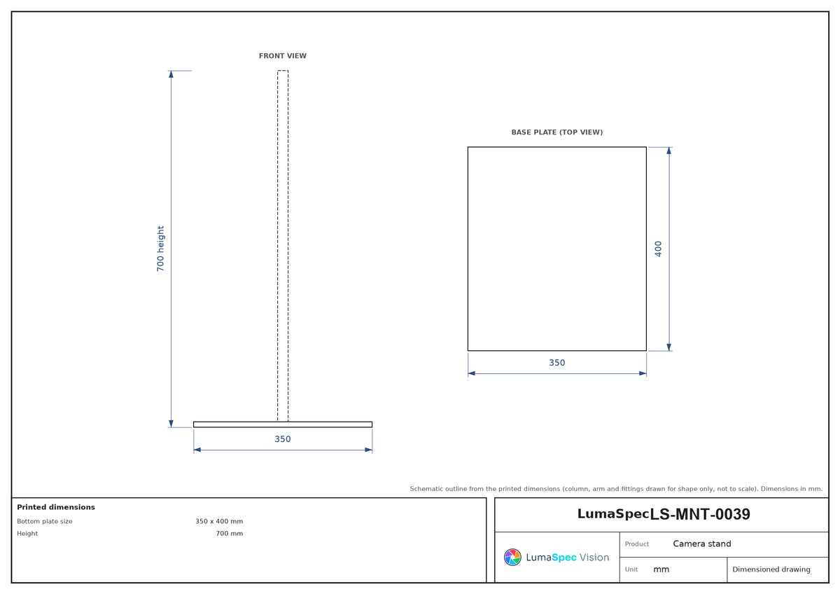 LS-MNT-0039 dimensions (mm)