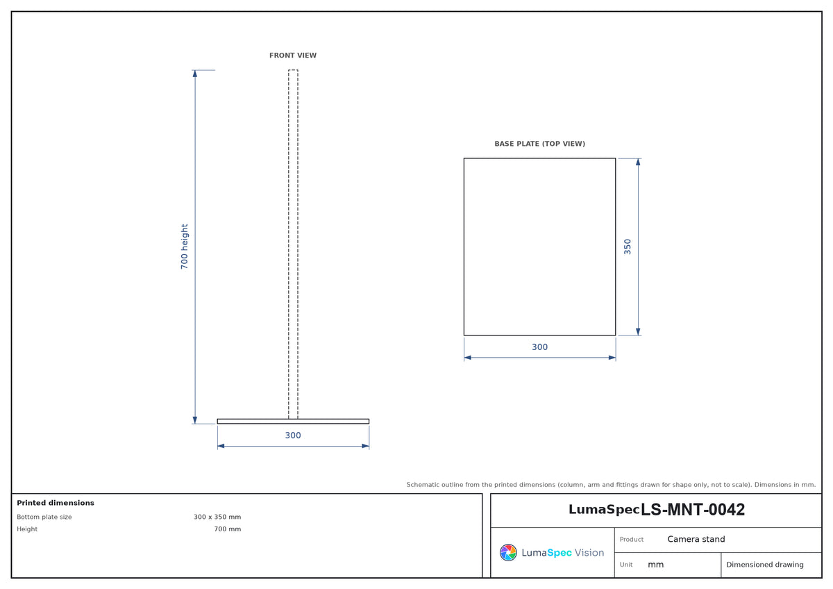 LS-MNT-0042 dimensions (mm)