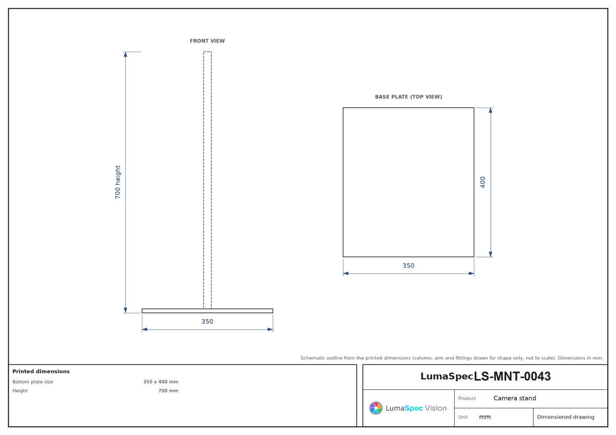 LS-MNT-0043 dimensions (mm)