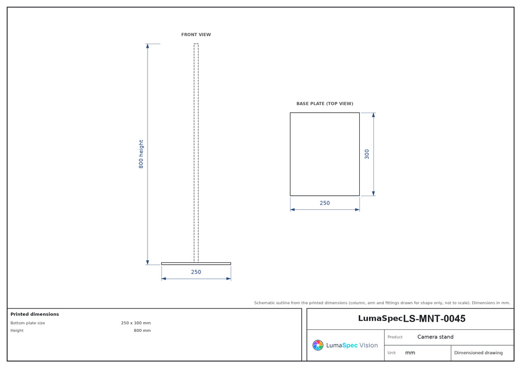 LS-MNT-0045 dimensions (mm)