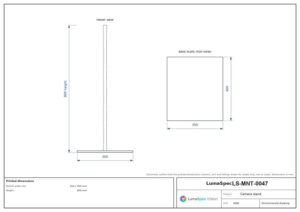 LS-MNT-0047 dimensions (mm)
