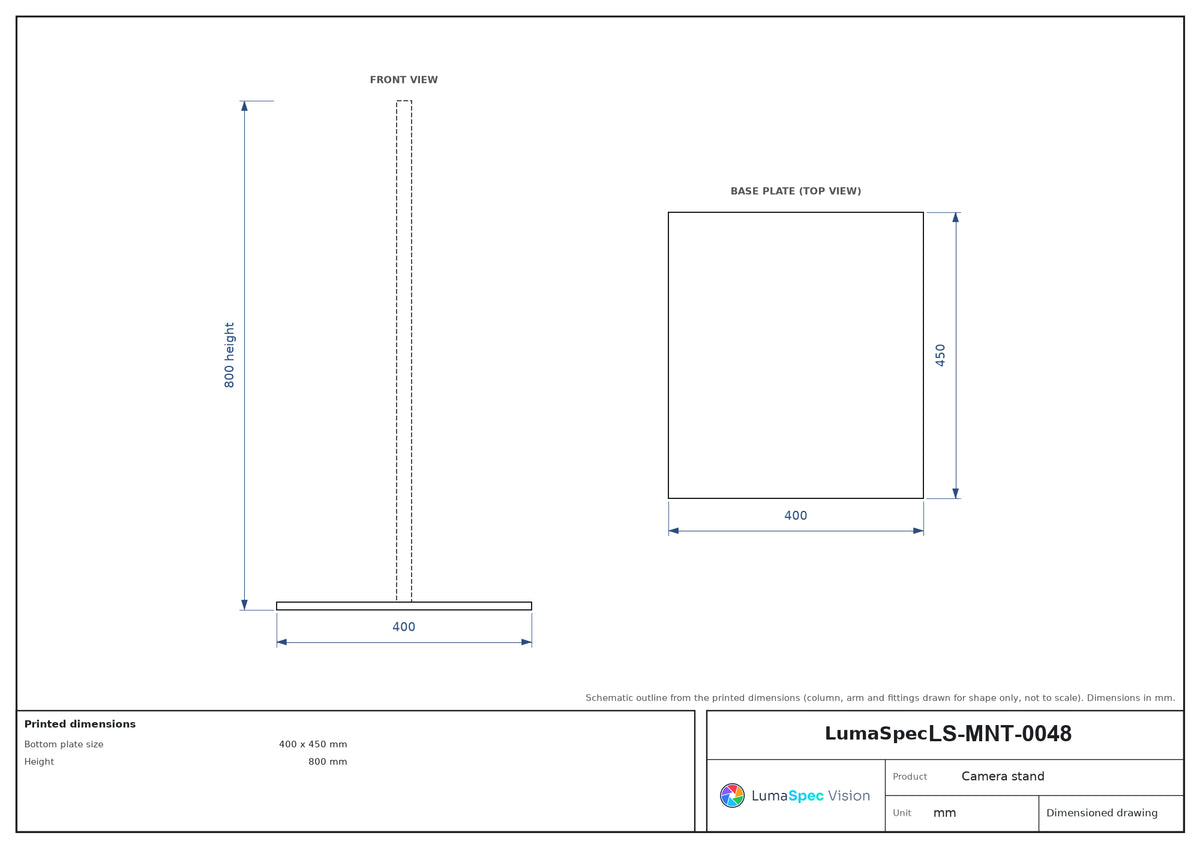 LS-MNT-0048 dimensions (mm)