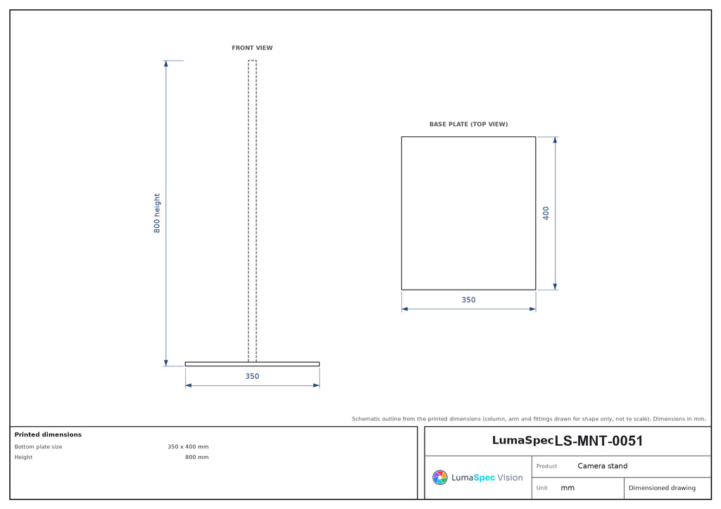 LS-MNT-0051 dimensions (mm)